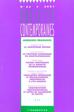SOCIETES CONTEMPORAINES n.43 : ancrages/brassages