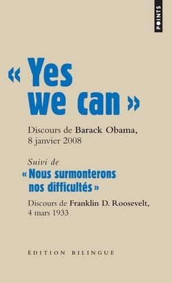 Yes we can, discours - nous surmonterons nos difficultés