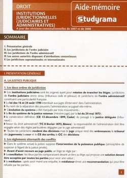 Institutions juridictionnelles (judiciaires et administratives) 2ème édition