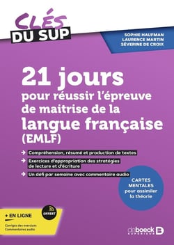 21 jours pour réussir l'épreuve de maitrise de la langue française (EMLF)