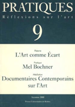 L'art comme écart, Mel Bochner, documentaires contemporains sur l'art