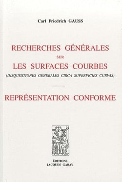 Recherches générales sur les surfaces courbes - représentation conforme