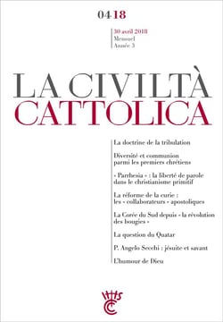 La civiltà cattolica : avril 2018