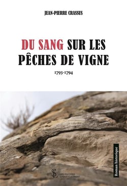 Du sang sur les pêches de vigne