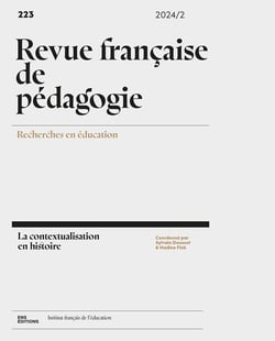 Revue française de pédagogie, n°223/2024 : La contextualisation en histoire