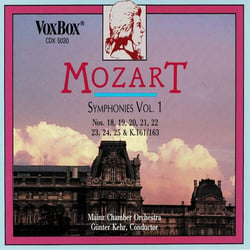 Mozart: Symphonies Vol. 1