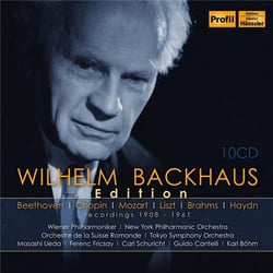Wilhelm Backhaus Edition - Recordings 1908-1961