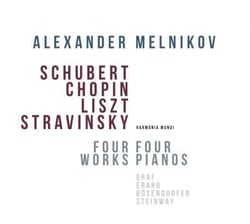 Four works, four pianos