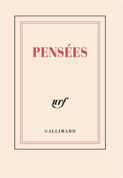 Carnet poche "Pensées" (papeterie)