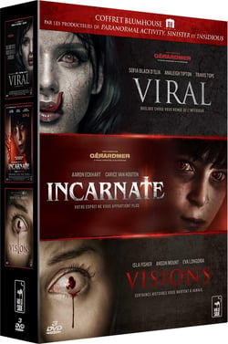 Coffret Blumhouse : Viral + Incarnate + Visions