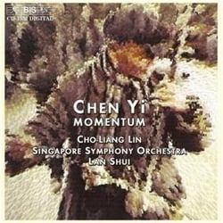 Chen Yi: "momentum" pour orchestre, "chinese folk dance suite"...
