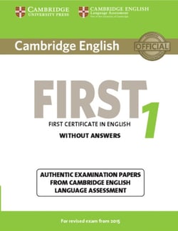 Cambridge english first 1 for revised exam from 2015 student's book without answers