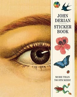 John derian sticker book /anglais