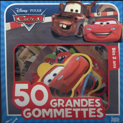 50 grandes gommettes - cars