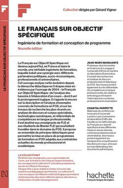 Collection F - Le français sur objectif spécifique : Ingénierie de la formation et conception de programme (Edition 2023)