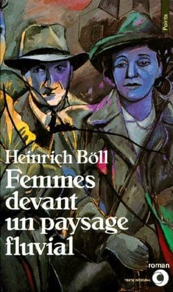 Femmes devant un paysage fluvial