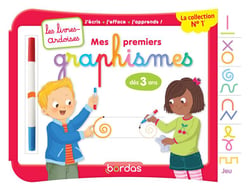 Les livres-ardoises : mes premiers graphismes - à partir de 3 ans (édition 2017)