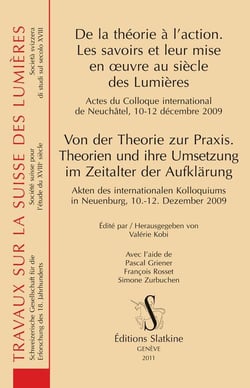 De la théorie à l'action / von der theorie zur praxis
