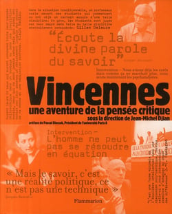 Vincennes, une aventure de la pensée critique