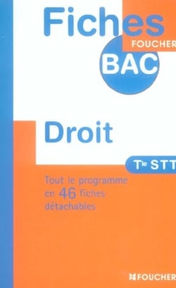 Droit terminale stt