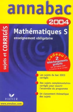Annabac Tome 00018 : enseignement obligatoire - sujets corriges (édition 2004)