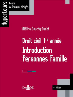 Droit civil - 1ère année - introduction - personnes - familles (8e édition)