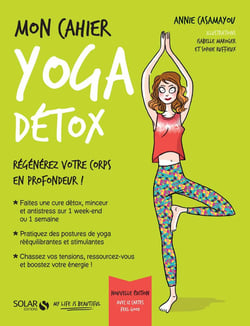 Mon cahier : yoga détox avec cartes