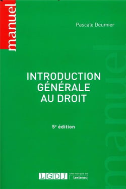 Introduction generale au droit - 5e ed.