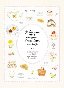 Je dessine aux crayons de couleur avec Yeojin