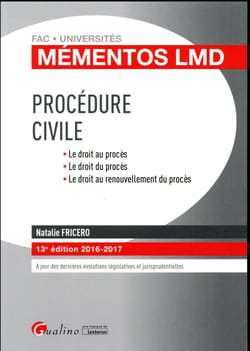 Procédure civile 2016-2017