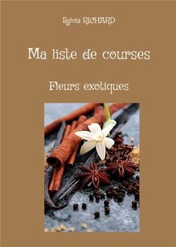 Ma liste de course - fleurs exotiques - illustrations, couleur