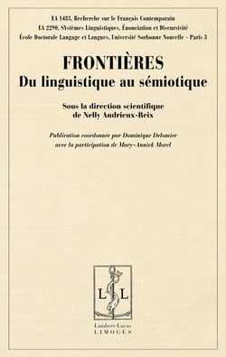 Frontières - du linguistique au sémiotique
