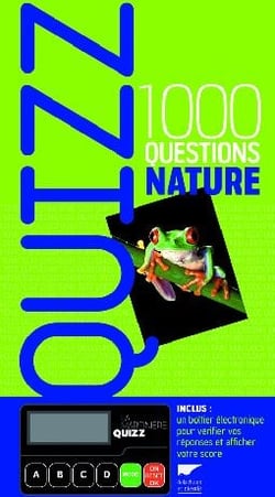 Quizz - 1000 questions nature