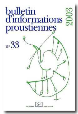 BULLETIN D'INFORMATIONS PROUSTIENNES n.33