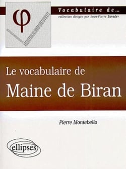 Vocabulaire de Maine de Biran (Le)