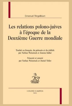 Les relations polono-juives a l'époque de la deuxième guerre mondiale