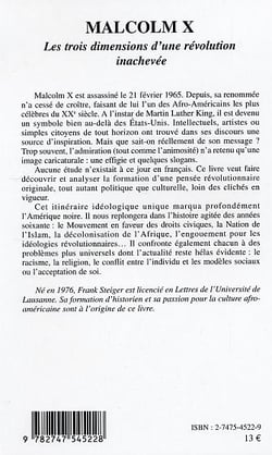 Malcolm X : les trois dimensions d'une révolution inachevée