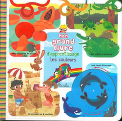 Mon grand livre d'apprentissage - les couleurs