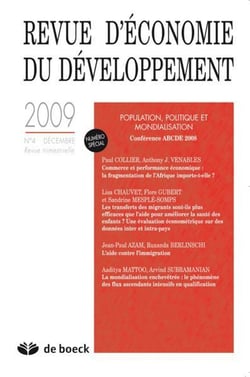 Revue d'économie du développement n.4