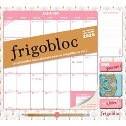 Frigobloc Mensuel 2025 Déco Art déco (de janv. à déc. 2025)