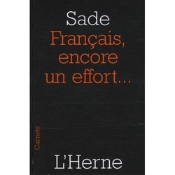 Français encore un effort...