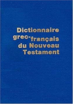 Dictionnaire grec-français  du nouveau testament