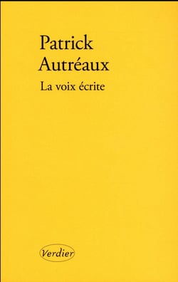 La voix écrite