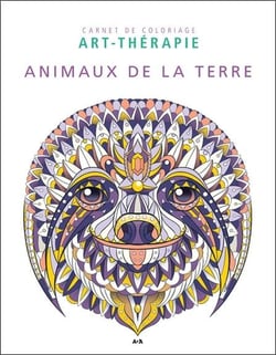 Animaux de la terre - carnet de coloriage art-thérapie