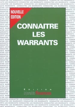 Connaitre les warrants (edition 2003)