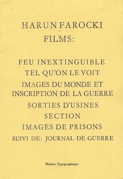 Films (feu inextinguible, images du monde, tel qu'on le voit, etc.)