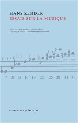 Penser avec les sens - écris sur la musique