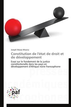 Constitution de l'état de droit et de développement - essai sur le fondement de la justice constitutionelle dans les pays en développement d'Afrique noire francophone