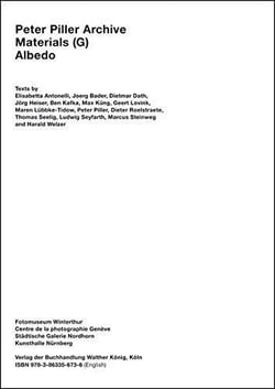 Peter piller archive, materials (g) albedo /anglais