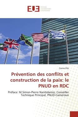 Prevention des conflits et construction de la paix: le pnud en rdc